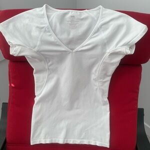 Knix White V-Neck Women's Sweat Proof Undershirt